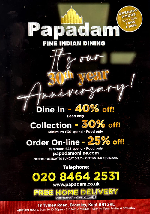 30th Year Anniversary Offers
